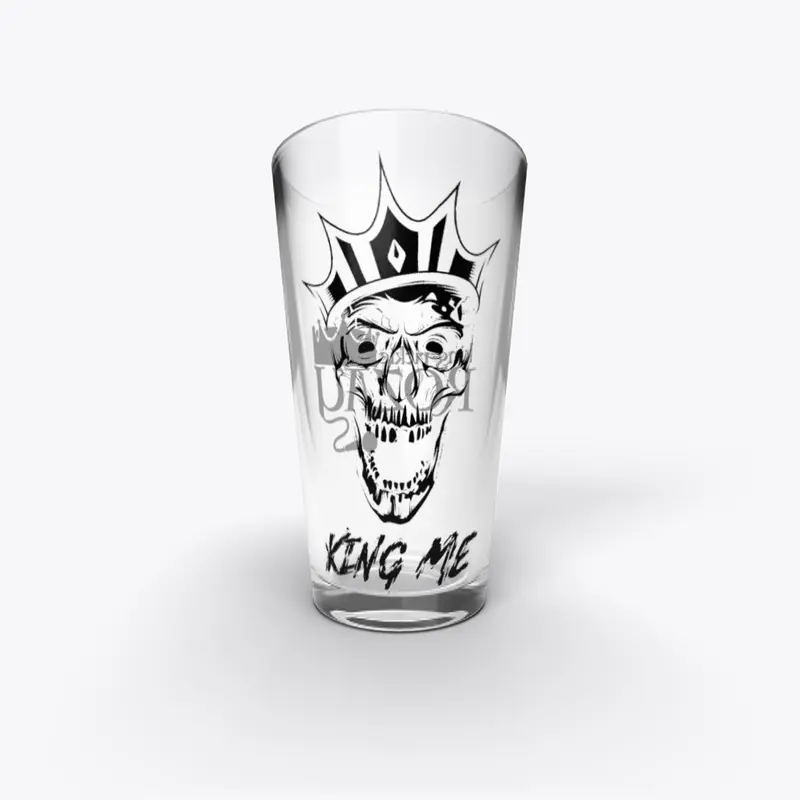 King Me Pint Glass