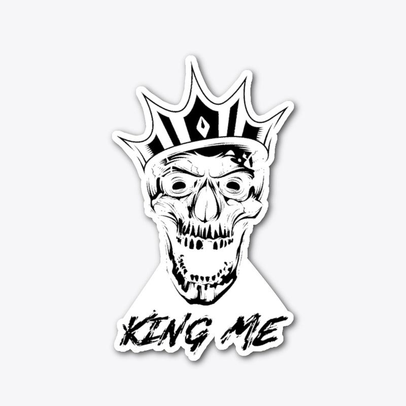 King Me Die Cut Sticker